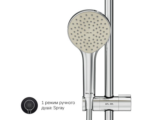 Душевая система AM.PM Gem F0790000 Хром