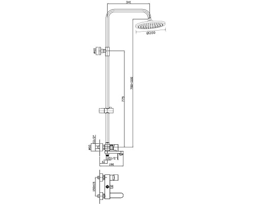 Душевая система Orange Otto M22-911cr Хром