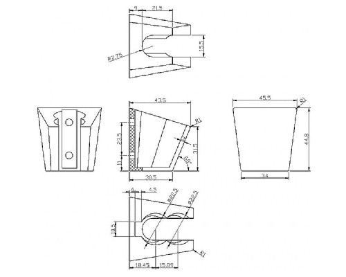Гигиенический душ со смесителем Aquanet Static 1.01 257144 Хром