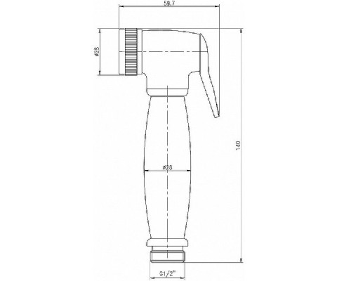 Гигиенический душ со смесителем Aquanet Static 1.01 257144 Хром