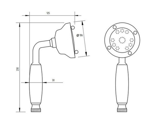 Ручной душ Migliore Ricambi 20022 Хром