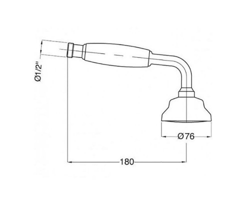 Ручной душ Migliore Ricambi 20017 Бронза