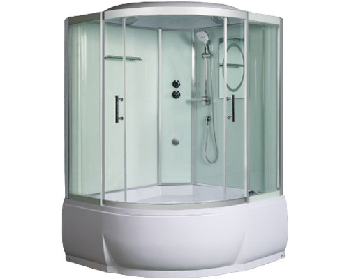 Душевой бокс WeltWasser WW500 Emmer 13555-2 135х135 10000004657 профиль Хром стекло прозрачное