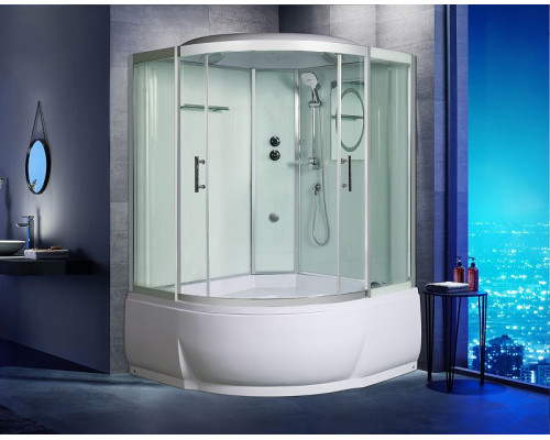 Душевой бокс WeltWasser WW500 Emmer 13555-2 135х135 10000004657 профиль Хром стекло прозрачное