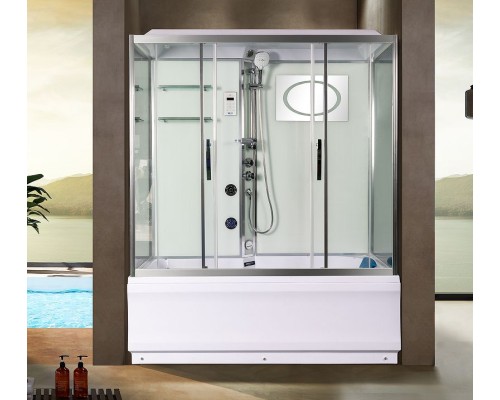 Душевой бокс WeltWasser WW500 Emmer 170/85/55 170х85 10000003926 с гидромассажем