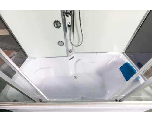 Душевой бокс WeltWasser WW500 Emmer 170/85/55-2 170х85 10000004660 профиль Хром стекло прозрачное