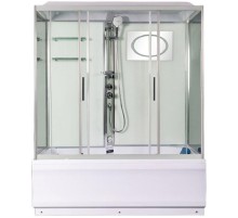 Душевой бокс WeltWasser WW500 Emmer 170/85/55-2 170х85 10000004660 профиль Хром стекло прозрачное