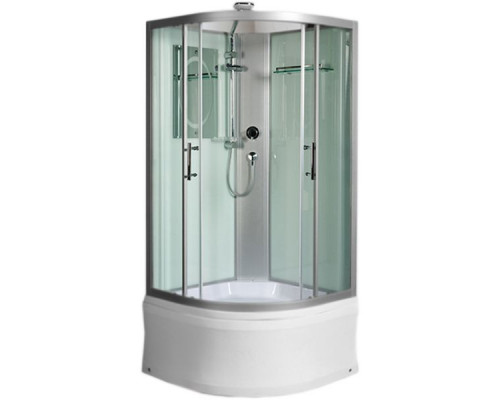 Душевая кабина WeltWasser WW500 Halle 901 90x90 10000003239 профиль Хром стекло прозрачное