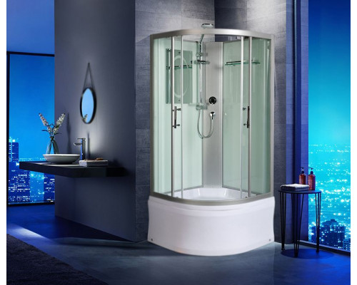 Душевая кабина WeltWasser WW500 Halle 901 90x90 10000003239 профиль Хром стекло прозрачное