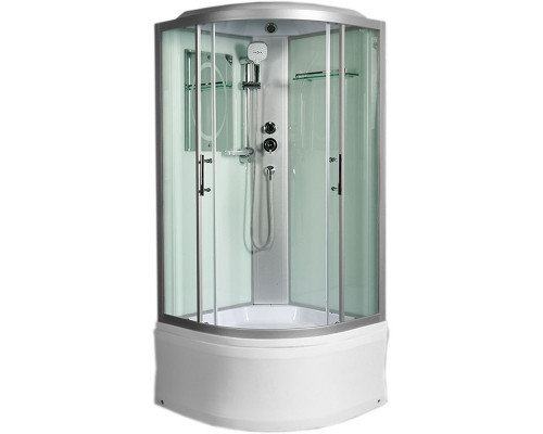 Душевая кабина WeltWasser WW500 Halle 902 90x90 10000003242 профиль Хром стекло прозрачное