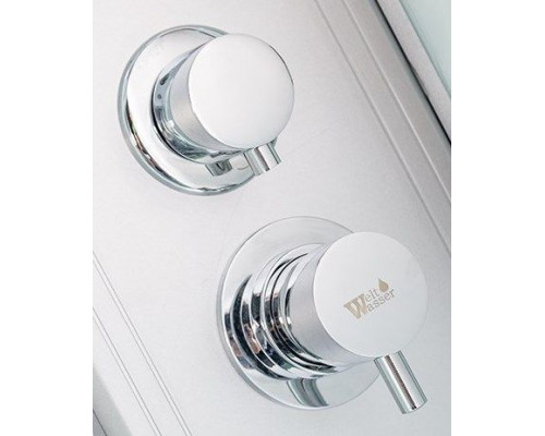 Душевая кабина WeltWasser WW500 Laine 1002 100x100 10000003263 профиль Хром стекло прозрачное