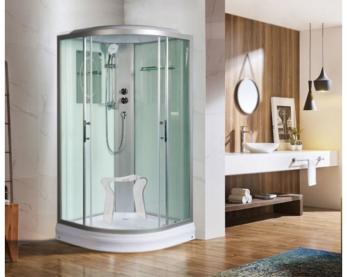 Душевая кабина WeltWasser WW500 Werra 902 90x90 10000003226 профиль Хром стекло прозрачное