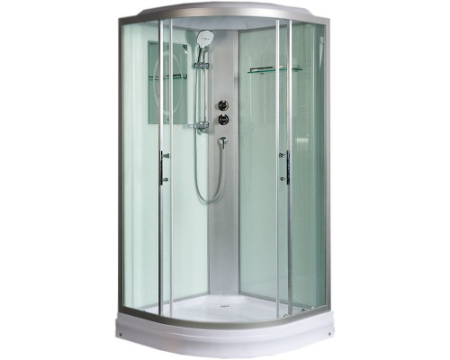 Душевая кабина WeltWasser WW500 Werra 1002 100x100 10000003227 профиль Хром стекло прозрачное