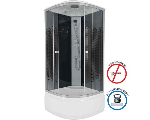 Душевая кабина Niagara Eco 80х80 NG-7507-14 без гидромассажа