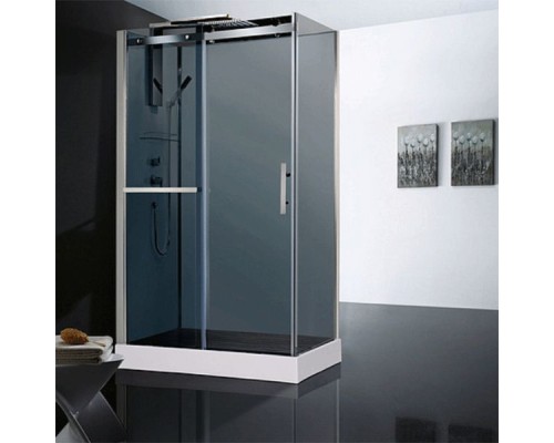 Душевая кабина Orans 120x80 8629ed0 профиль Хром задние стенки Белые