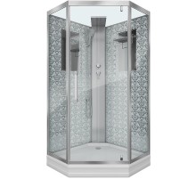 Душевая кабина Niagara Lux NG-7717WBK 100x100 без гидромассажа