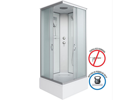 Душевая кабина Niagara Classic NG-1108-14 90х90 без гидромассажа