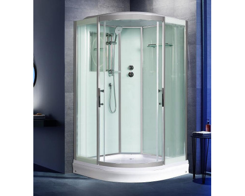Душевая кабина WeltWasser WW500 Emmer 12015-2 120x120 10000004653 профиль Хром стекло прозрачное