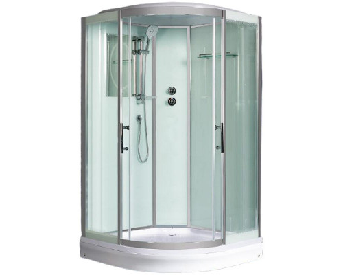 Душевая кабина WeltWasser WW500 Emmer 12015-2 120x120 10000004653 профиль Хром стекло прозрачное