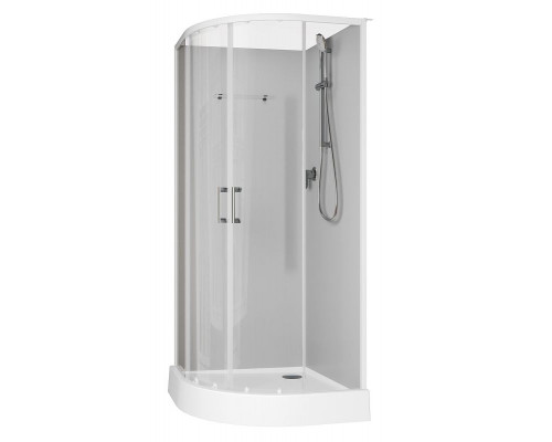 Душевая кабина Aquanet Passion EVO R White 90х90 267253 без гидромассажа