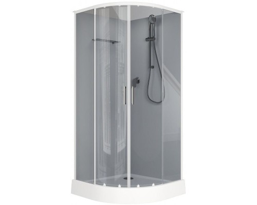 Душевая кабина Aquanet Passion EVO R White 90х90 267255 без гидромассажа