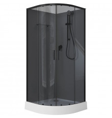 Душевая кабина Aquanet Passion EVO R Black 90х90 267259 без гидромассажа