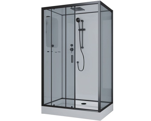 Душевая кабина Niagara Premium 120x80 NG-6912-01QL Black без гидромассажа