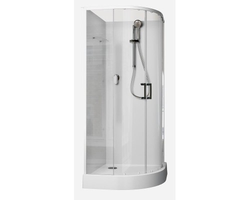 Душевая кабина Aquanet Passion EVO R White 100х100 281965 без гидромассажа