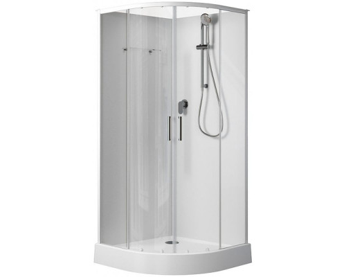 Душевая кабина Aquanet Passion EVO R White 80х80 281961 без гидромассажа