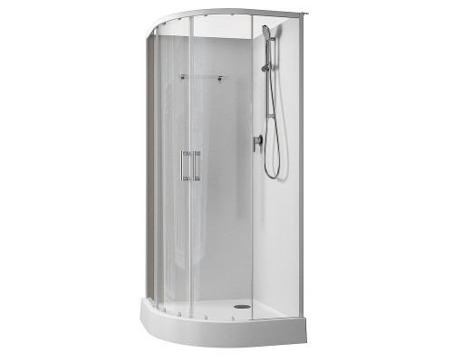 Душевая кабина Aquanet Passion EVO R White 80х80 281961 без гидромассажа