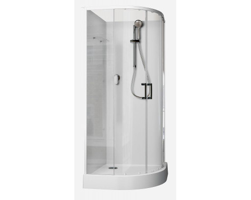 Душевая кабина Aquanet Passion EVO R White 80х80 281961 без гидромассажа