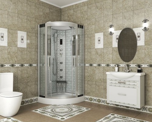 Душевая кабина Niagara Lux NG-7715W 90x90 с гидромассажем