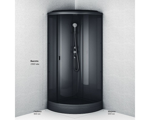 Душевая кабина AM.PM Gem 90х90 W90C-401-090BT без гидромассажа