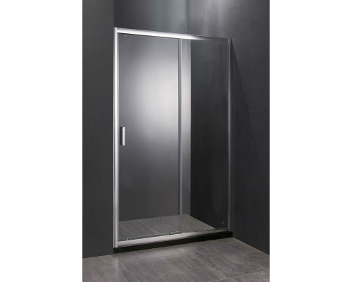 Душевая дверь в нишу Orange E02-140TCR 140 профиль Хром стекло прозрачное