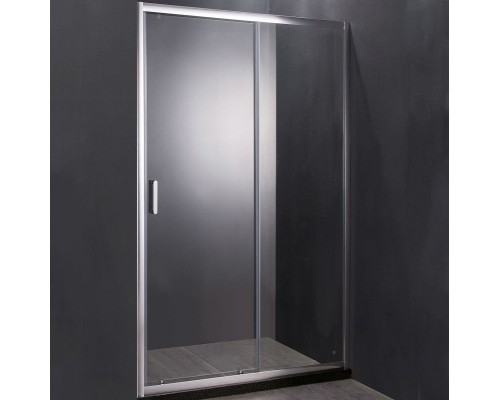 Душевая дверь в нишу Orange E02-150TCR 150 профиль Хром стекло прозрачное