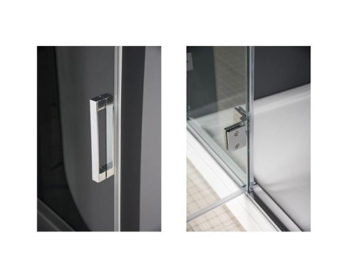 Душевая дверь Aquanet Beta NWD6221 100 R 185948 профиль Хром стекло прозрачное