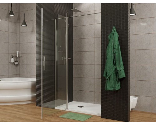 Душевая дверь Allen Brau Priority 120 3.31007.00 профиль Хром стекло прозрачное