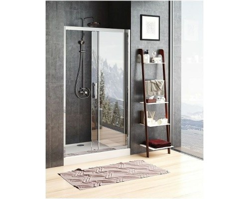 Душевая дверь Aquanet Delta NPE6121 160 273613 профиль Хром стекло прозрачное