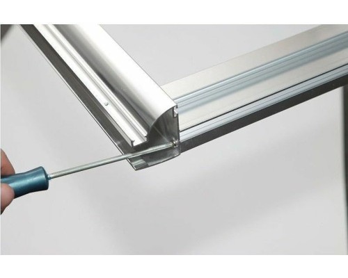 Душевая дверь Aquanet Alfa NAA6121 160 273611 профиль Хром стекло прозрачное