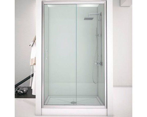 Душевая дверь Aquanet Alfa NAA6121 130 273610 профиль Хром стекло прозрачное