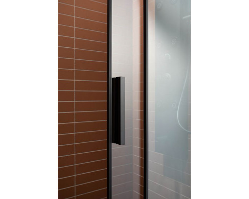 Душевая дверь Aquanet Pleasure AE60-N-160H200U-BT 160 273600 профиль Черный матовый стекло прозрачное