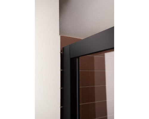 Душевая дверь Aquanet Pleasure AE60-N-160H200U-BT 160 273600 профиль Черный матовый стекло прозрачное