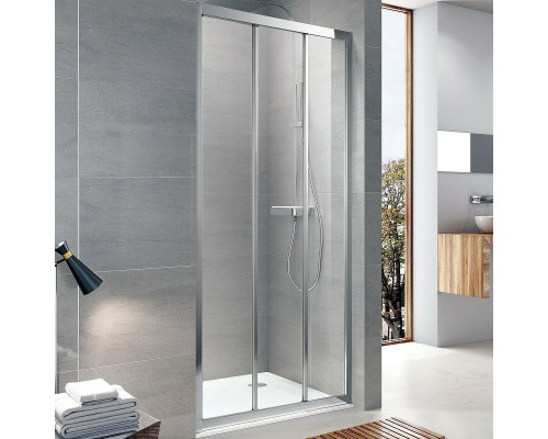 Душевая дверь Koller Pool Trend 90 TT90C профиль Хром стекло прозрачное