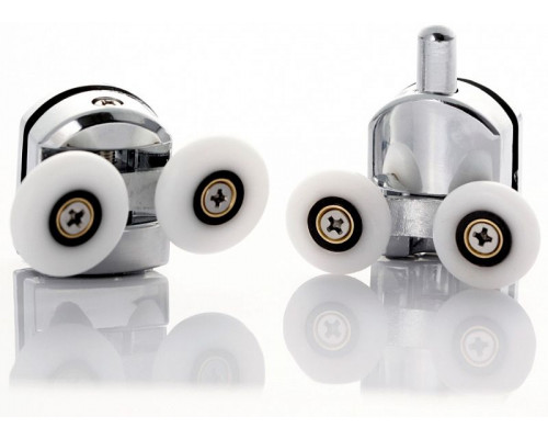 Душевая дверь Abber Schwarzer Diamant 100 AG30100H профиль Хром стекло прозрачное