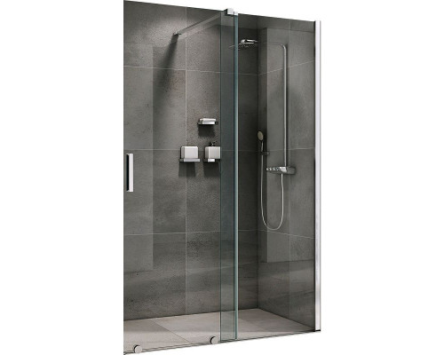 Душевая дверь Abber Komfort 120 AG90120 профиль Хром стекло прозрачное