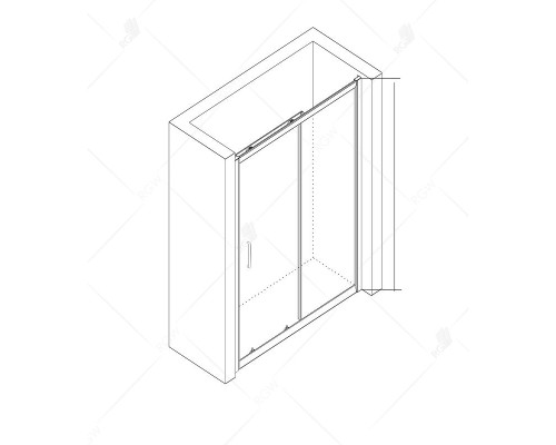 Душевая дверь RGW Classic CL-14 110 32091411-11 профиль Хром стекло прозрачное