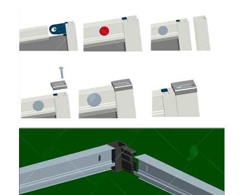 Душевая дверь RGW Classic CL-14B 110 32091411-14 профиль Черный стекло прозрачное