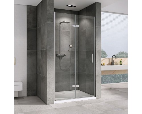 Душевая дверь Abber Zart 70 AG08070P профиль Хром стекло прозрачное