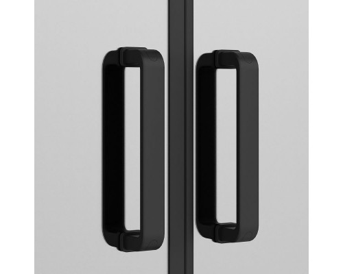 Душевая дверь Ambassador Forsa 100 17022216ABB профиль Черный стекло тонированное