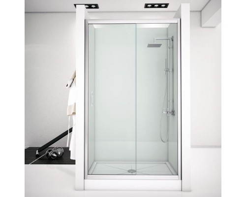 Душевая дверь Aquanet Alfa NAA6121 140 168421 профиль Хром стекло прозрачное